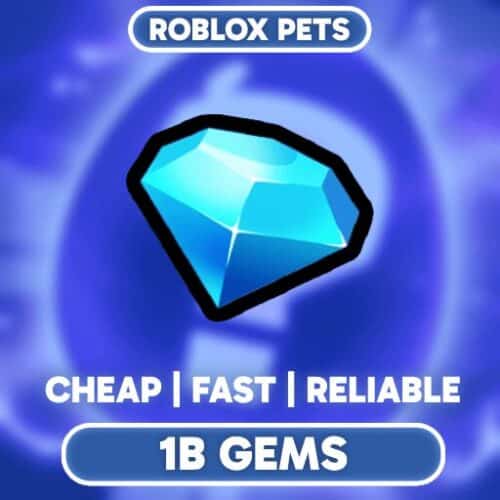 Pets Go! 1 Billion Gems digital item for Roblox pet simulator