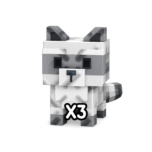 3x Raccoon