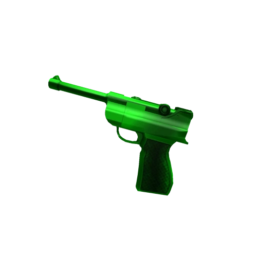 Green Luger Gun